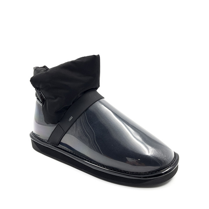 Женские Угги UGG Clear Quilty Boot Black