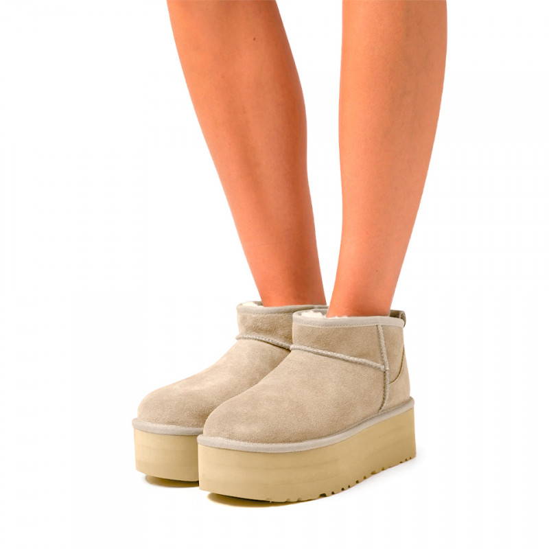 Женские Угги UGG Classic Ultra Mini Platform Mustard Seed