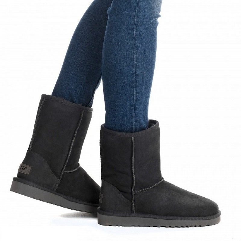 Женские Угги UGG Classic Short II Grey