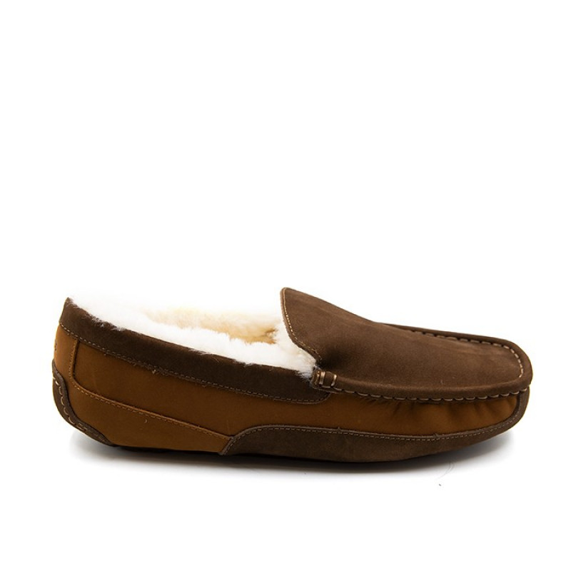 Мужские Мокасины UGG Mens Ascot Gognac