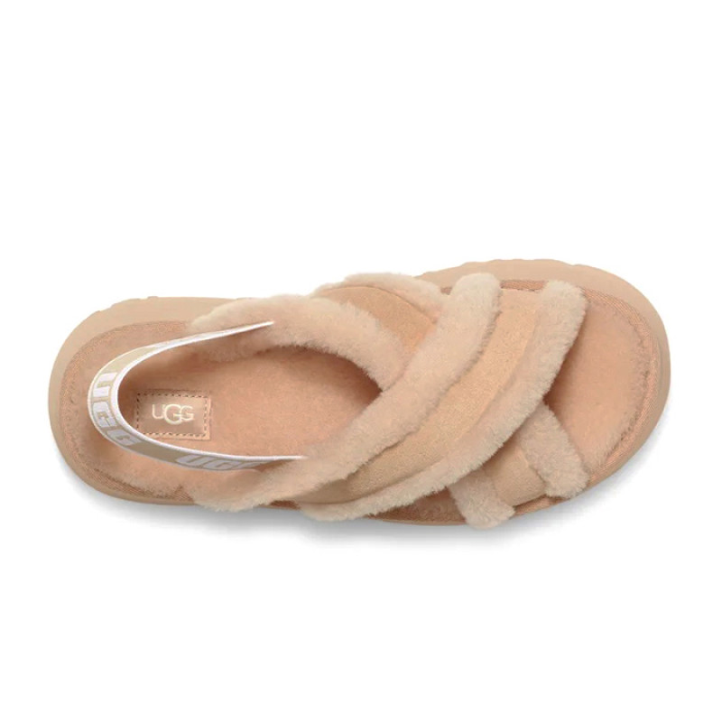 Женские тапочки UGG Disco Cross Slide Sand