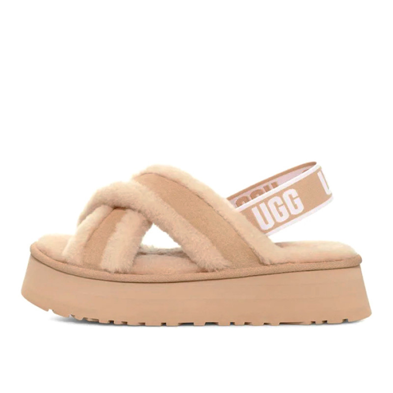 Женские тапочки UGG Disco Cross Slide Sand