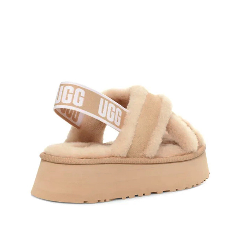 Женские тапочки UGG Disco Cross Slide Sand