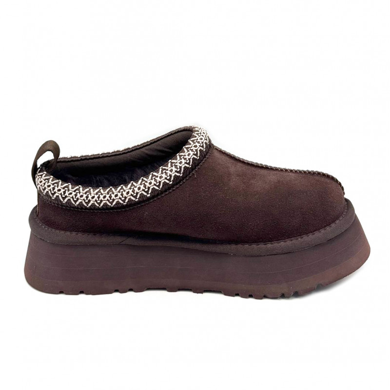 Женские Слипоны UGG Tazz Platform Burnt Cedar