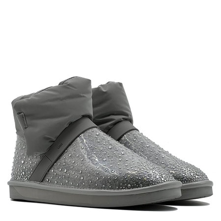 Угги UGG Clear Quilty Boot Bling Grey