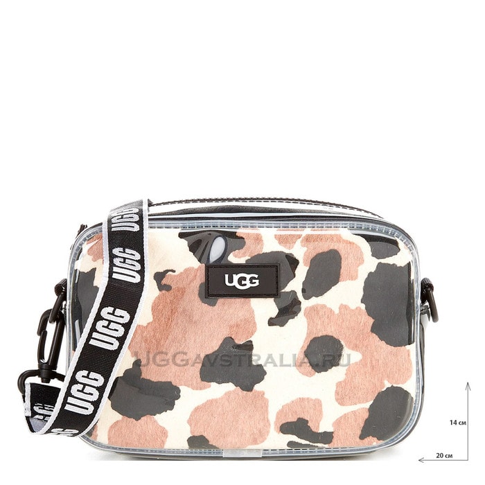 Женская сумка UGG Janey Clear Cow Print