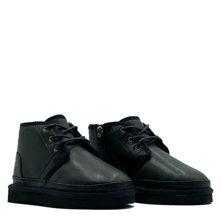 Ботинки UGG Kids Neumel II Zip Leather Black