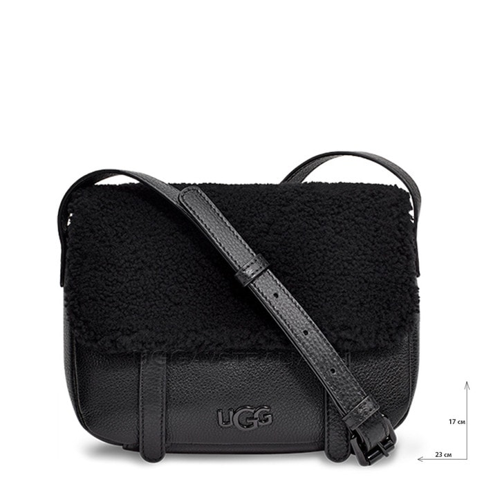 Женская сумка UGG Bia Mini School Bag Leather Black
