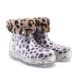 Ботинки UGG Drizlita Clear Pink Scallop Cheetah