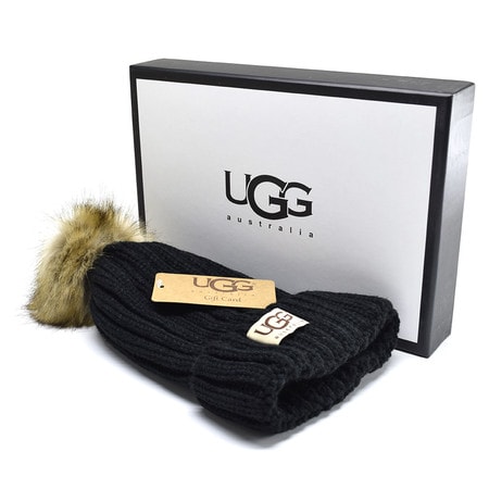 Шапка UGG Knit Pom II Hat Black