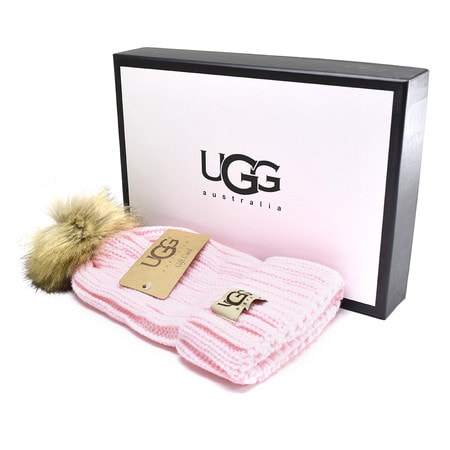 Шапка UGG Knit Pom II Hat Pink