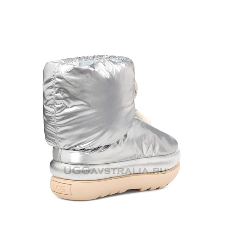 Silver hot sale uggs metallic