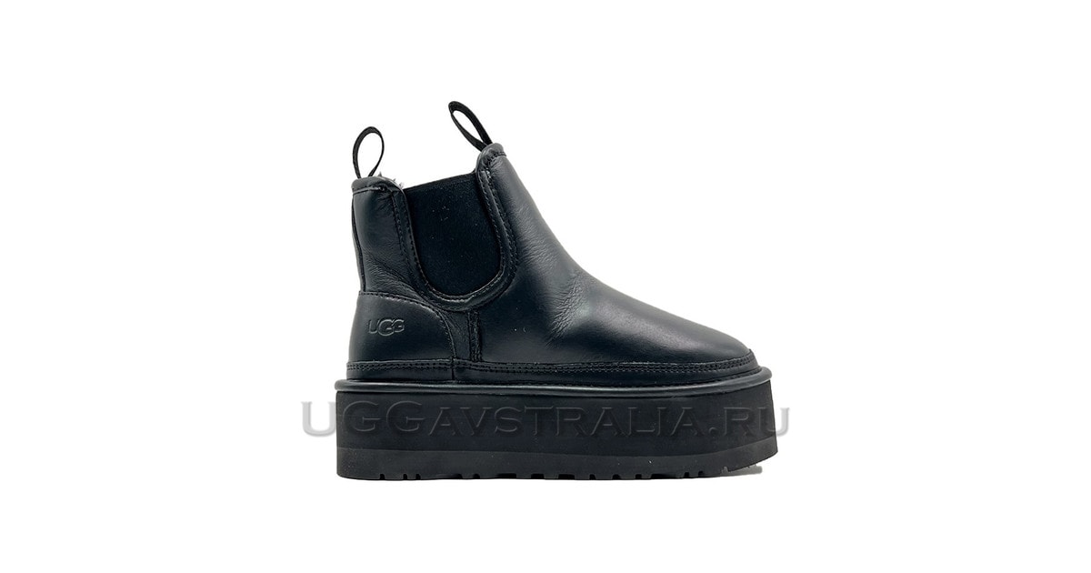 Platform black chelsea outlet boots