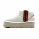 Женские Угги UGG Classic Ultra Mini Braid Platform White