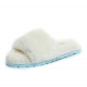 Женские тапочки UGG Fluff Slide Slippers White