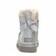 Женские Угги UGG Mini Bailey Bow Sparkle Silver
