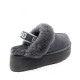 Женские тапочки UGG Funkette Suede Platform Grey
