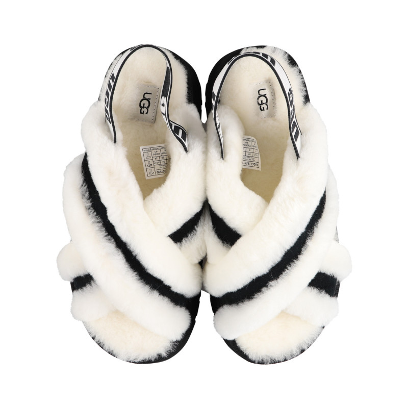 Женские тапочки UGG Disco Cross Slide White