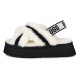 Женские тапочки UGG Disco Cross Slide White