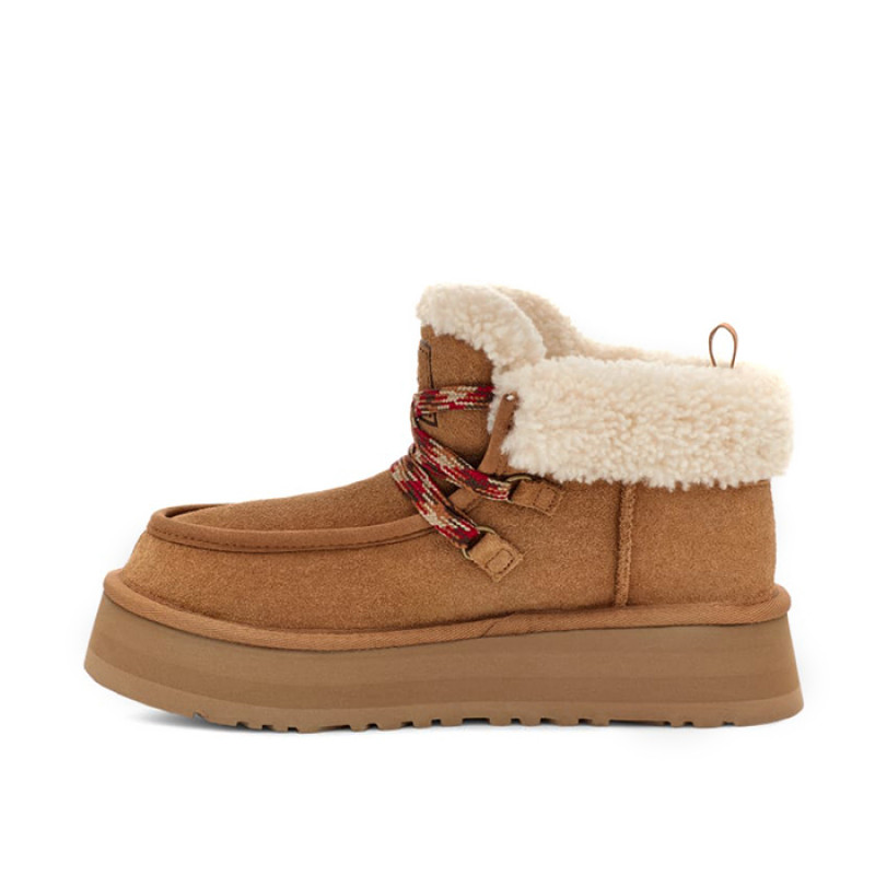 Женские ботинки UGG Funkarra Cabin Cuff Chestnut