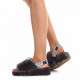 Женские тапочки UGG Fluff Yeah Slide Grey