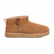 Женские Угги UGG Classic Ultra Mini Zip Chestnut