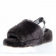 Женские тапочки UGG Fluff Yeah Slide Grey