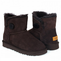 UGG Mini Bailey Button II Chocolate