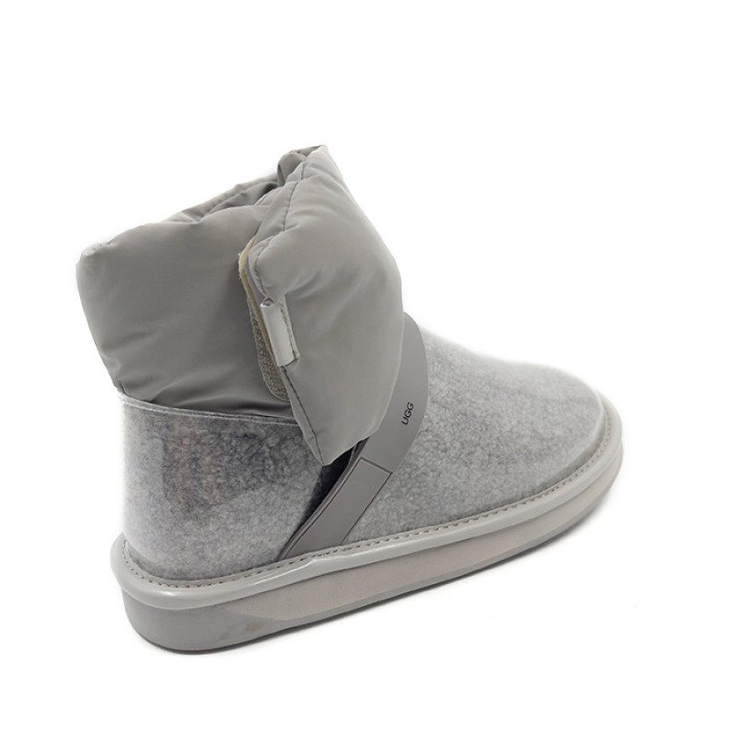 Женские Угги UGG Clear Quilty Boot Grey