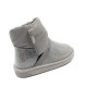 Женские Угги UGG Clear Quilty Boot Grey
