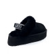 Женские тапочки UGG Funkette Suede Platform Black