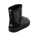 Детские Угги UGG Kids Classic Short Zip Metallic Black