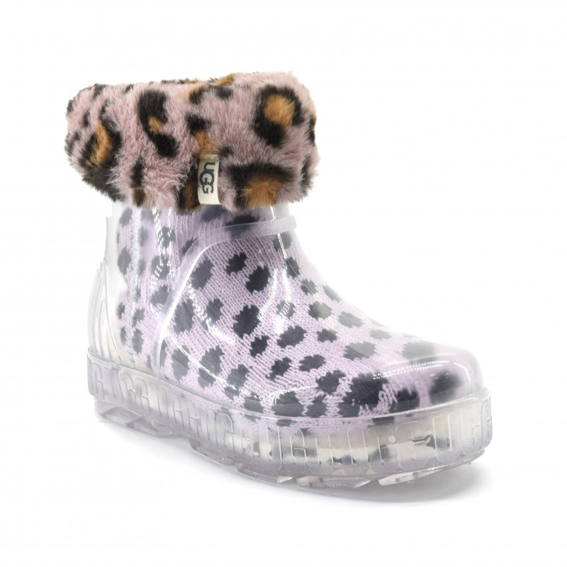 Женские Угги UGG Drizlita Clear Pink Scallop Cheetah