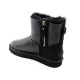 Мужские Угги UGG Mens Classic Mini Double Zip Metallic Black