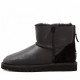 Женские Угги UGG Classic Mini Zip Metallic II Black