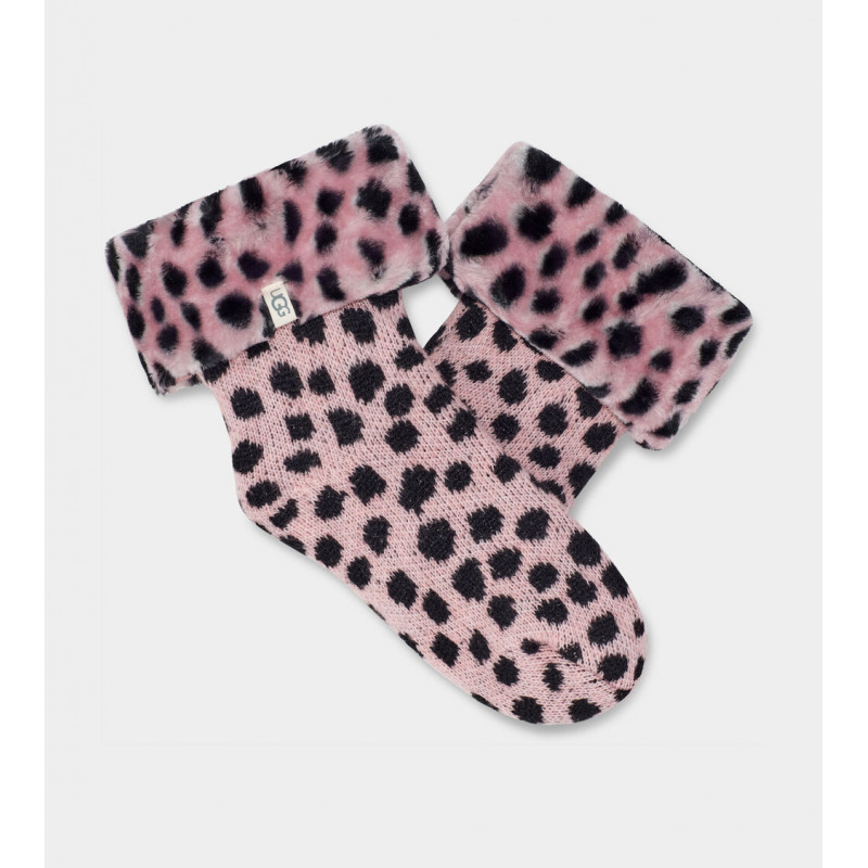 Женские Угги UGG Drizlita Clear Pink Scallop Cheetah