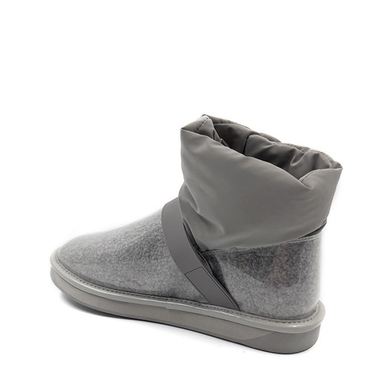 Женские Угги UGG Clear Quilty Boot Grey