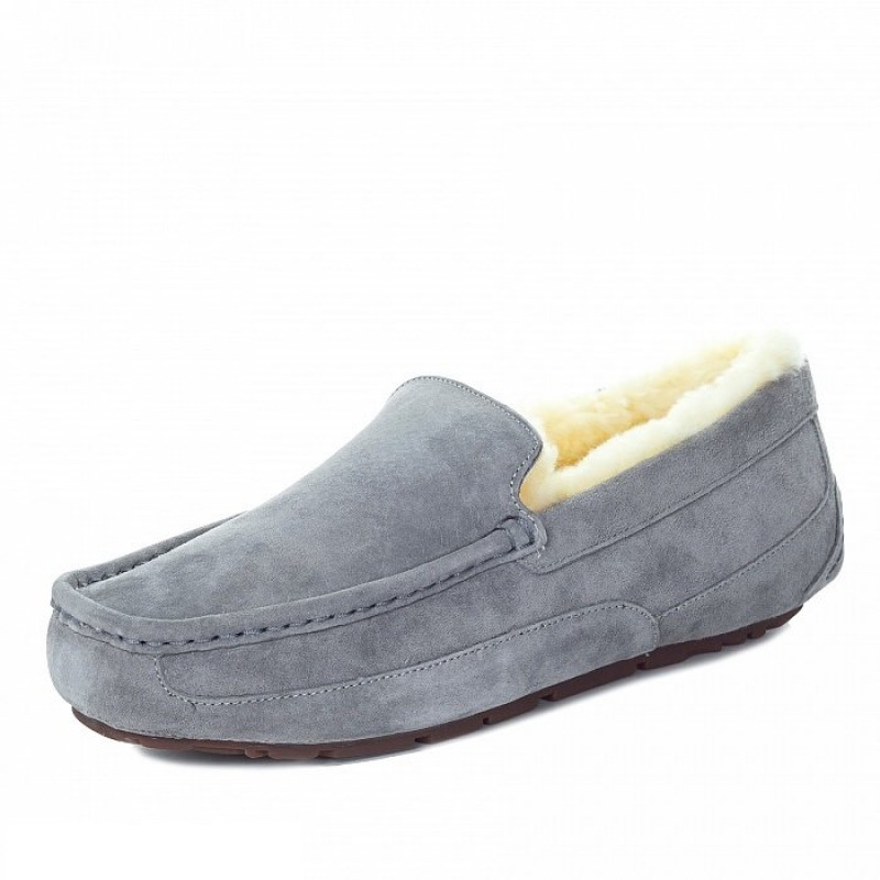 Мужские мокасины UGG Mens Ascot Grey