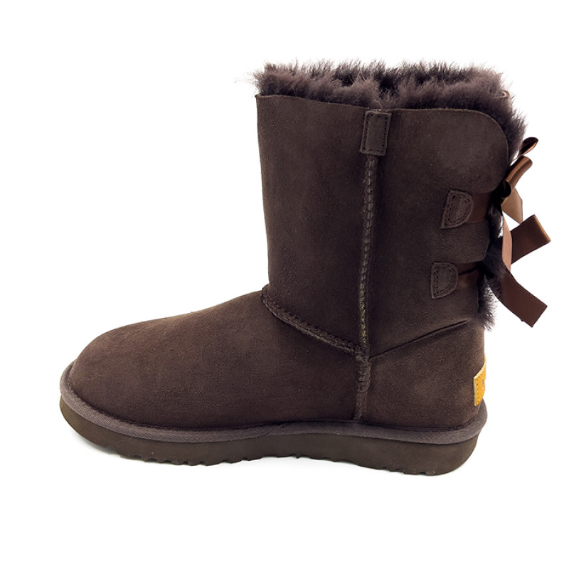 Детские Угги UGG Kids Bailey Bow Chocolate