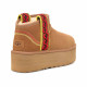 Женские Угги UGG Classic Ultra Mini Braid Platform Chestnut