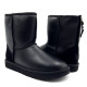 Мужские Угги UGG Mens Classic Short Zip Metallic Black
