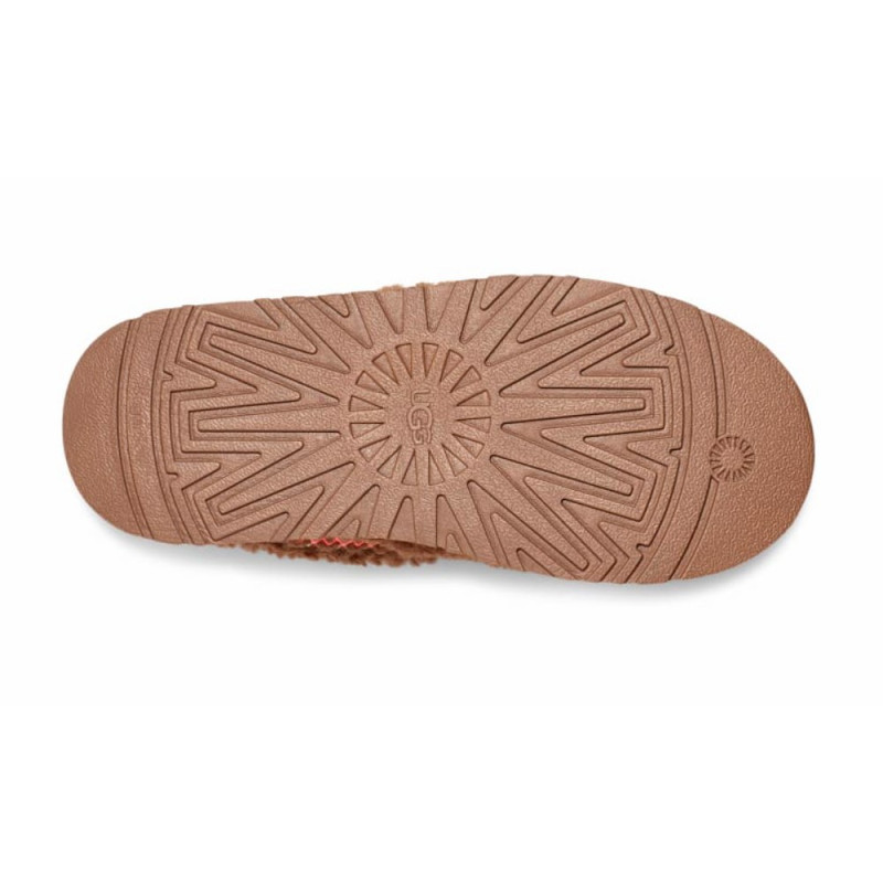 Женские Слипоны UGG Tazz Braid Hardwood