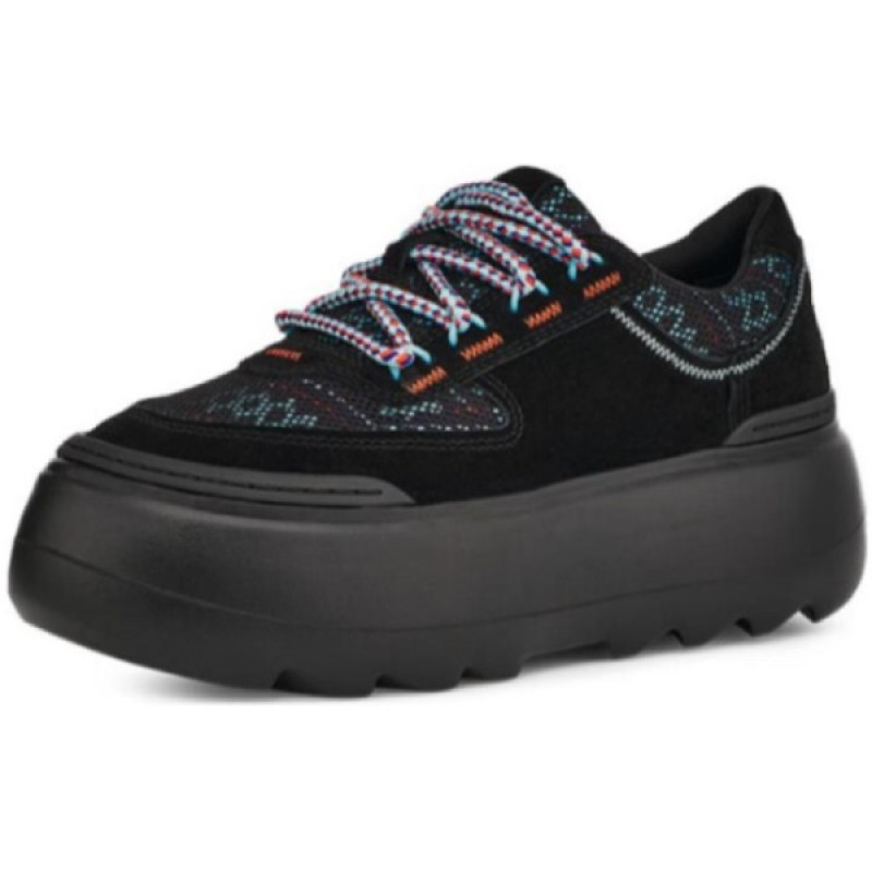 Женские ботинки UGG Marin Mega Lace Braid Black