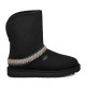 Женские угги UGG Classic Short Crescent Black