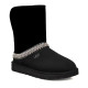 Женские угги UGG Classic Short Crescent Black