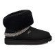 Женские угги UGG Classic Short Crescent Black