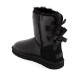 Детские Угги UGG Kids Bailey Bow Metallic Black