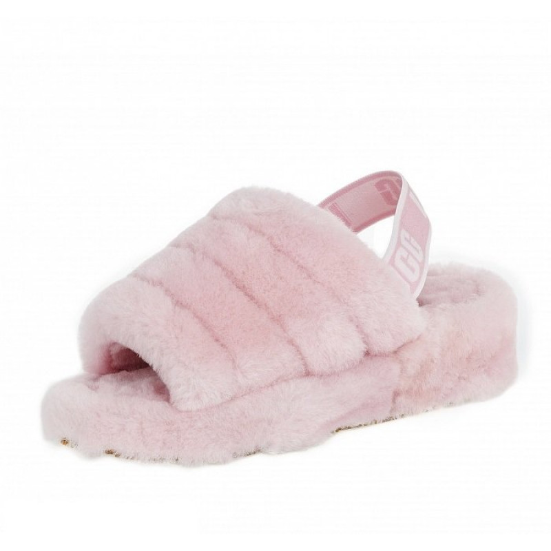 Женские тапочки UGG Fluff Yeah Slide Pink