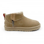 UGG Classic Ultra Mini Zip Sand