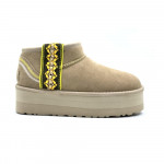 UGG Classic Ultra Mini Braid Platform Sand